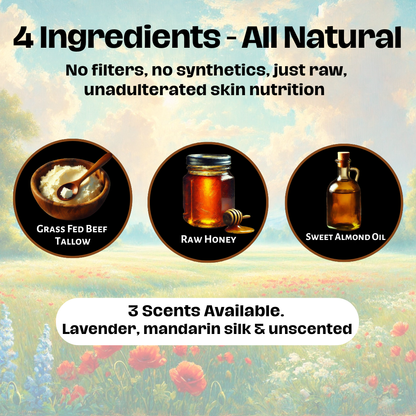 Tallow & Raw Honey Face Balm