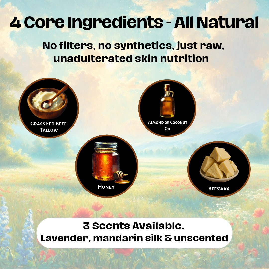 Tallow & Raw Honey Face Balm