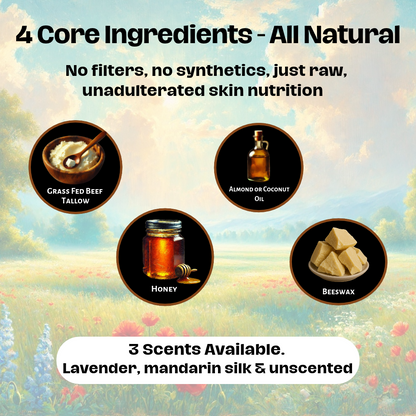 Tallow & Raw Honey Face Balm